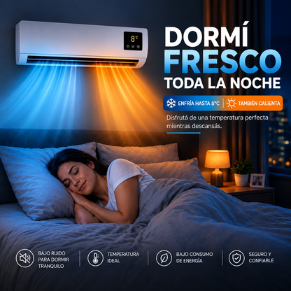 ❄️🔥 Aire 2 en 1 | Enfría hasta 8°C + Calienta | 1xxxx